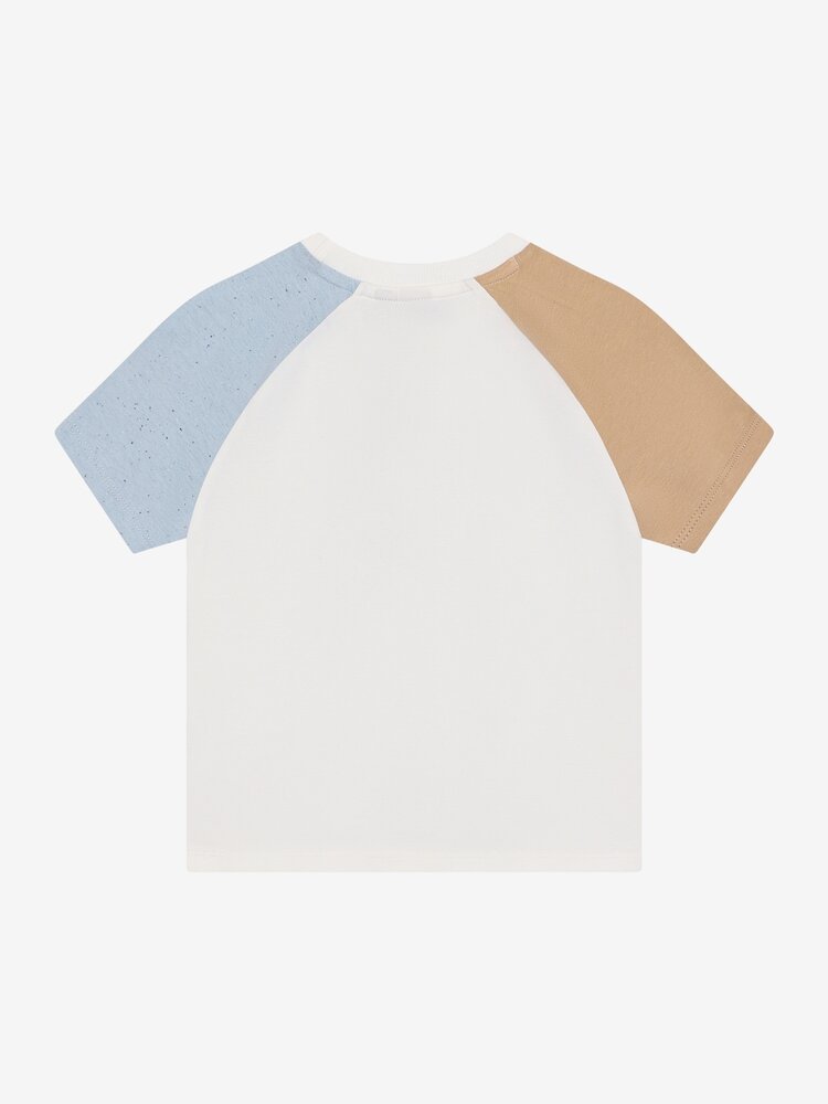 Daily7 Daily7 | T-shirt contrast egret