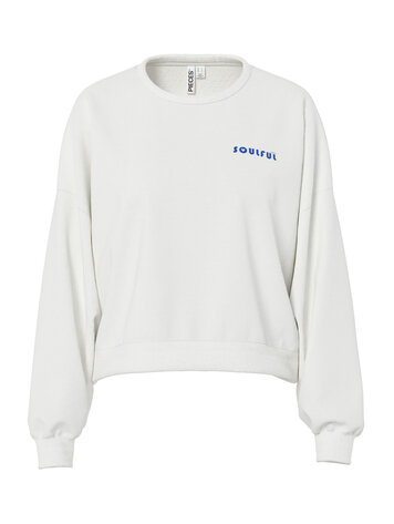 Pieces Pieces | Sweater Fanie cloud dancer