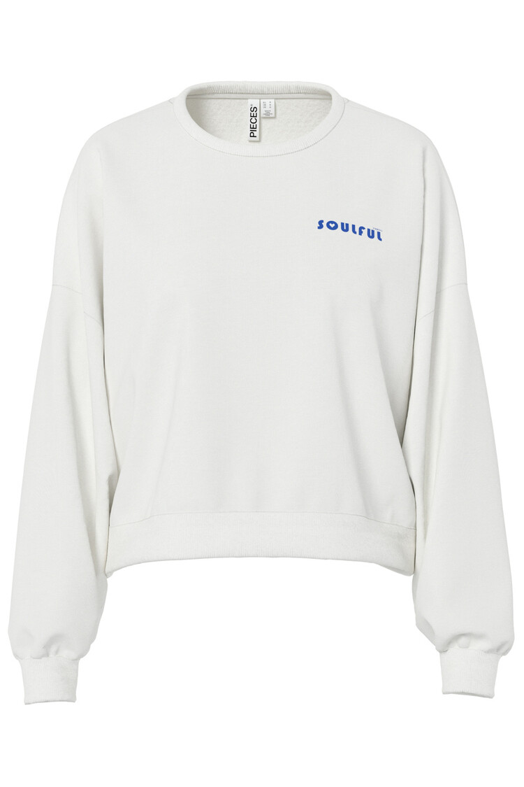 Pieces Pieces | Sweater Fanie cloud dancer