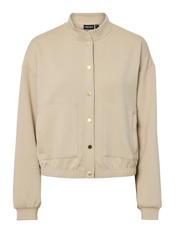 Pieces Pieces | Sweater bomber Talia silver lining