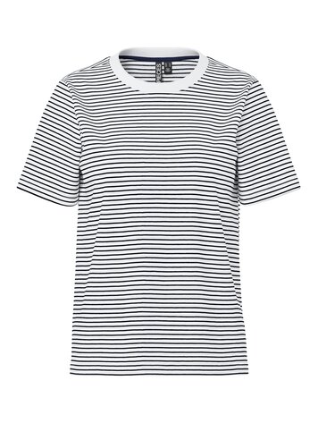 Pieces Pieces | Top Ria bright white navy NOOS