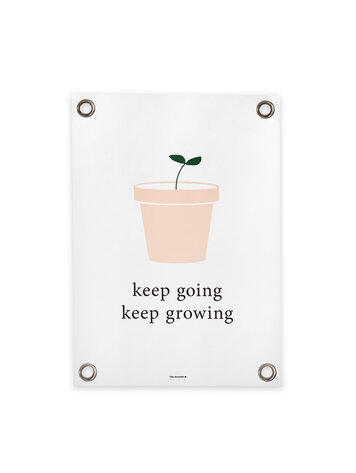 Villa Madelief VM | Tuinposter keep groing