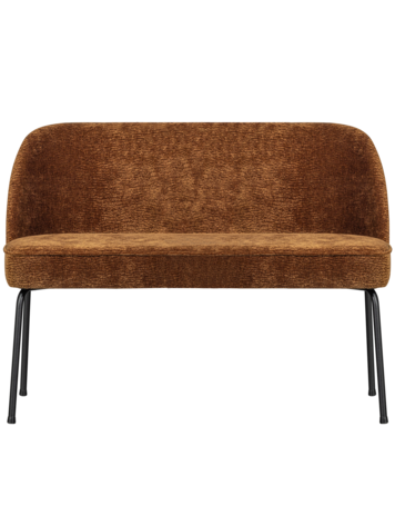 WOOOD Woood | Eetbank Vogue chenille middenbruin