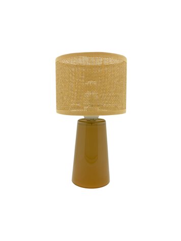 Home society Home Society | Tafellamp met kap bruin 28,5cm