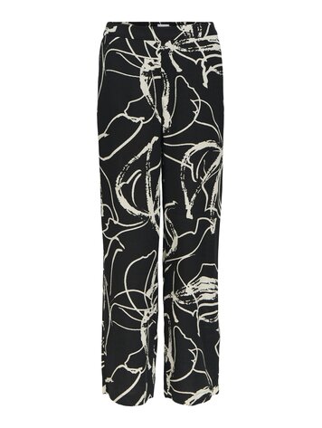 Object Object | Broek Sanne wide black sandshell