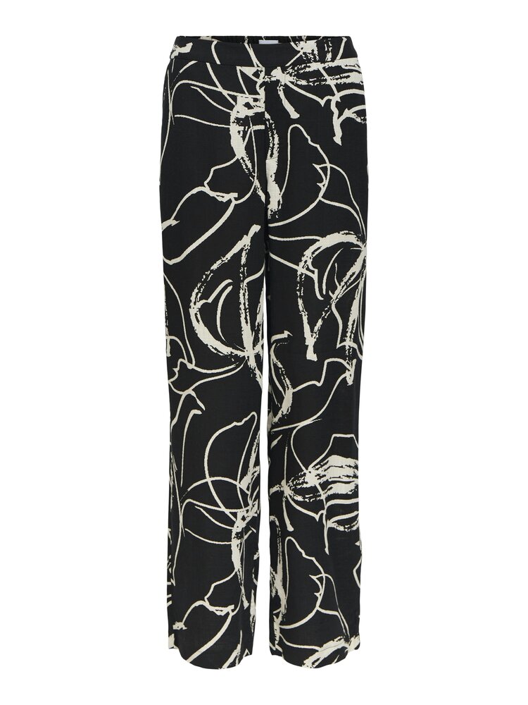 Object Object | Broek Sanne wide black sandshell