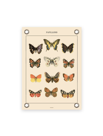 Villa Madelief VM | Tuinposter vlinders