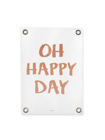 Villa Madelief VM | Tuin poster happy day wit terra