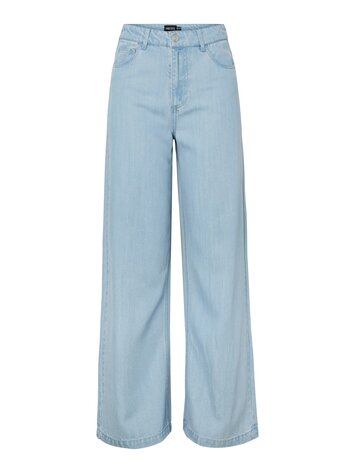 Pieces Pieces | Broek Smidi wide light blue denim jeans
