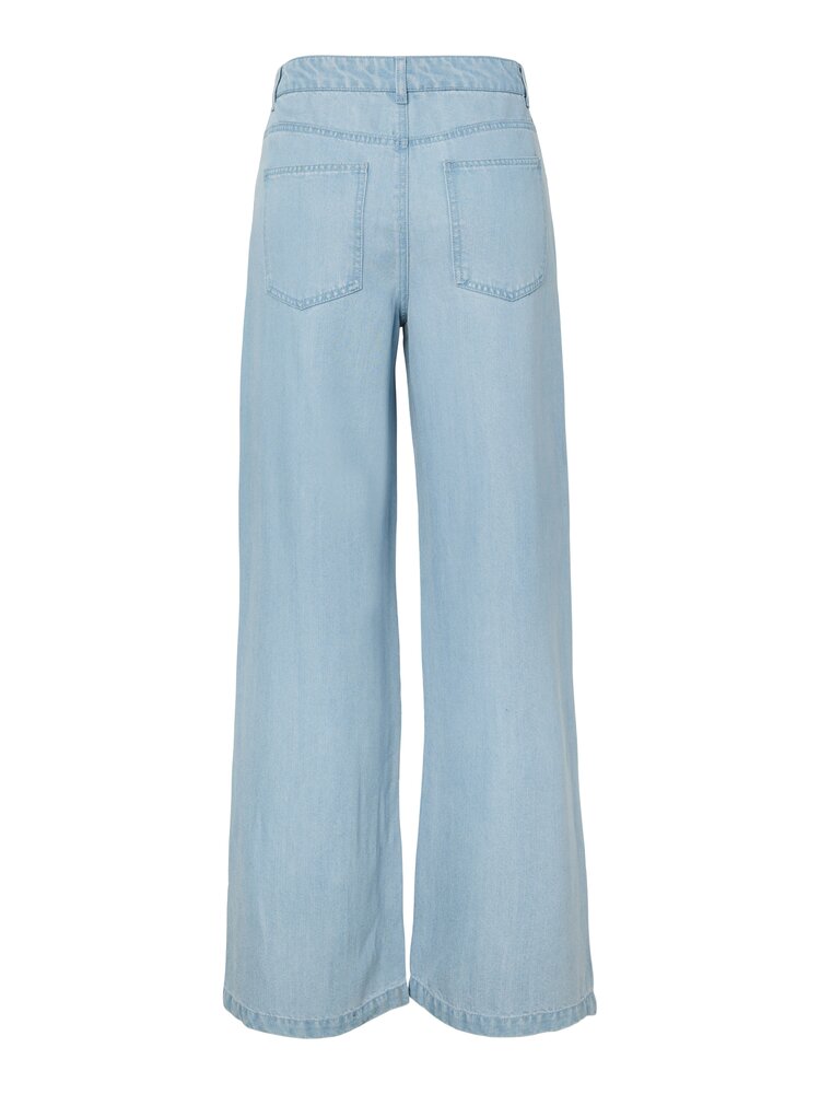 Pieces Pieces | Broek Smidi wide light blue denim jeans