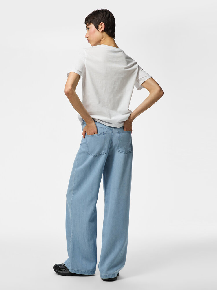 Pieces Pieces | Broek Smidi wide light blue denim jeans