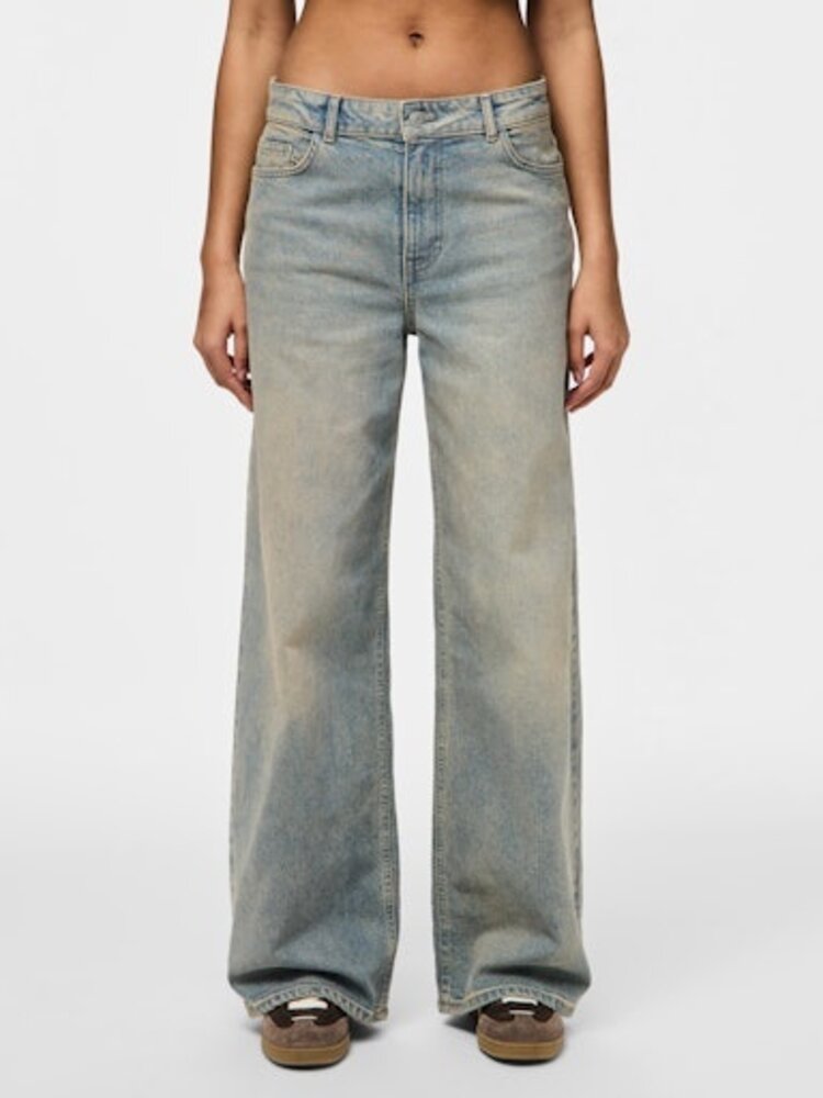 Pieces Pieces | Jeans Selma medium blue/brown wash