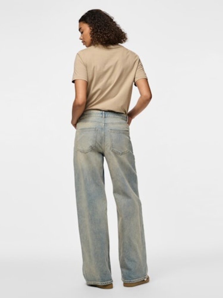 Pieces Pieces | Jeans Selma medium blue/brown wash
