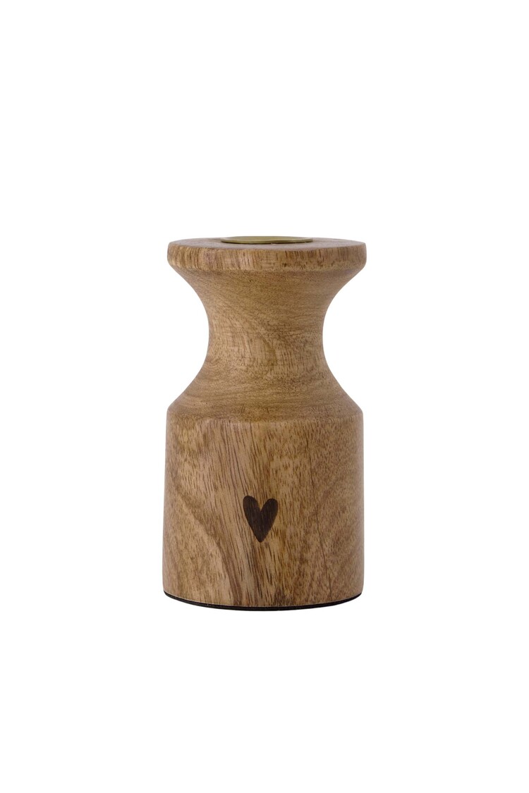 Zusss Zusss | Kandelaar hout hartje naturel