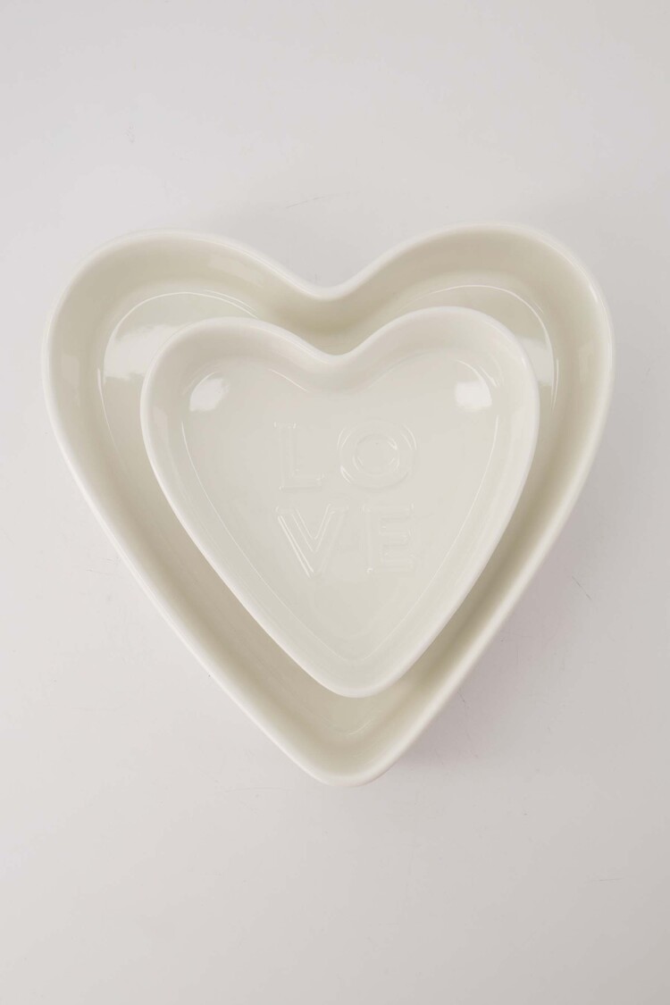 Zusss Zusss | Ovenschaal keramiek hartvorm love klein