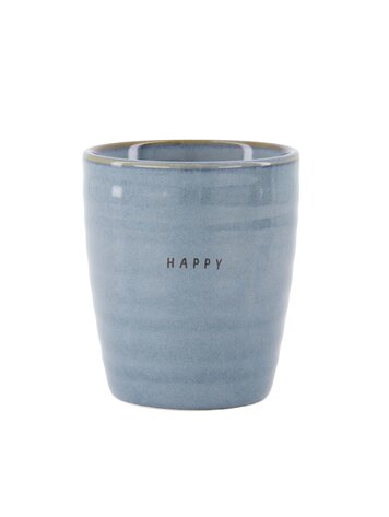 Zusss Zusss | Koffiemok happy blauw