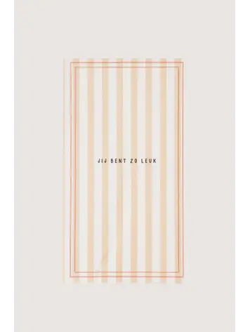 Zusss Zusss | Servetten rechthoek streep jij bent zo leuk