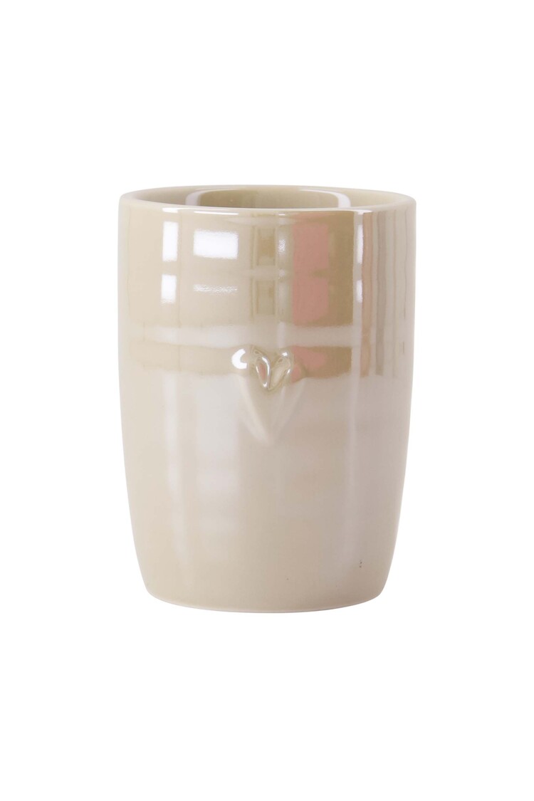 Zusss Zusss | Koffiemok parelmoer hartje zand