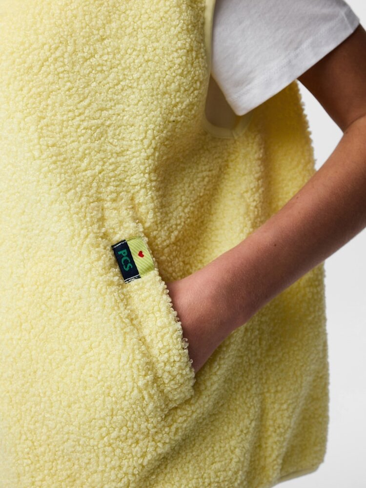 Pieces Pieces | Teddy vest Katty french vanilla NOOS