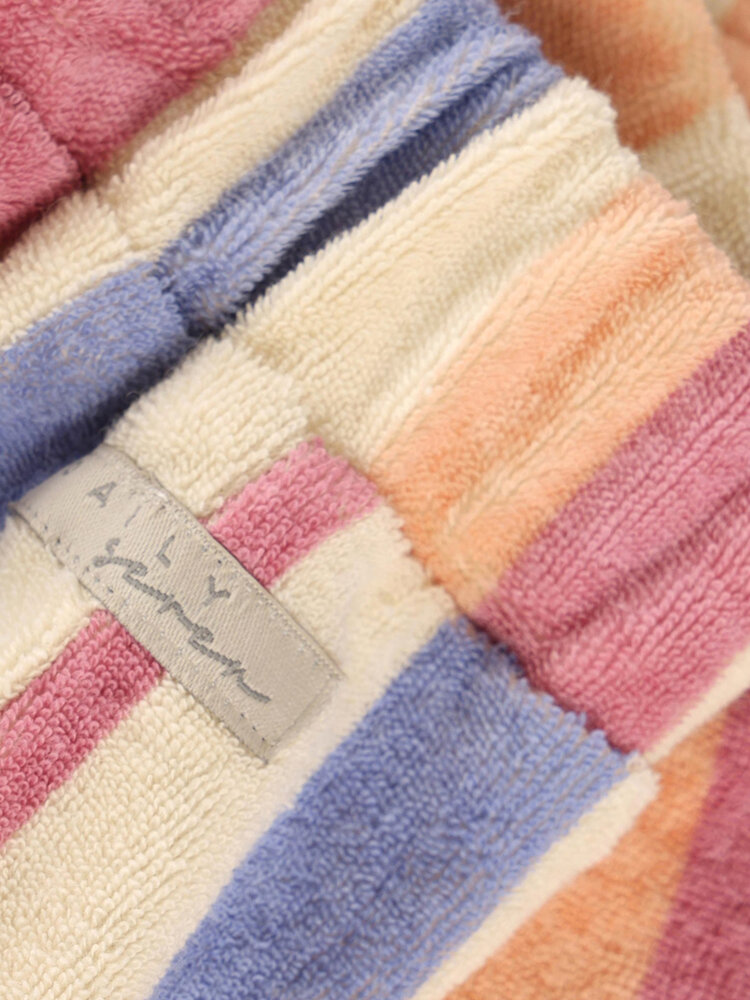 Daily7 Daily7 | Short Terry stripe hearther rose