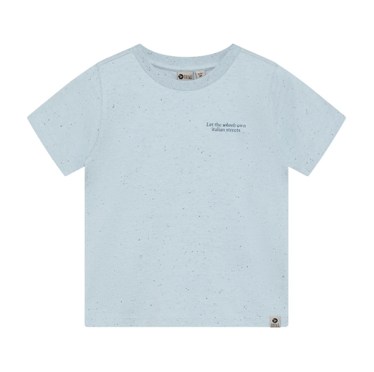 Daily7 Daily7 | T-shirt Nappy backprint blue