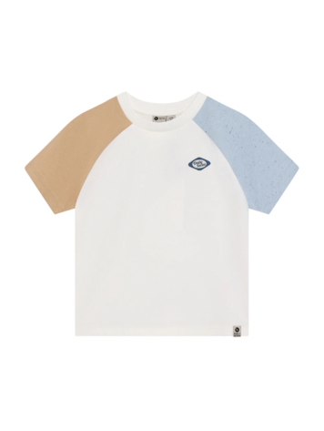 Daily7 Daily7 | T-shirt contrast egret