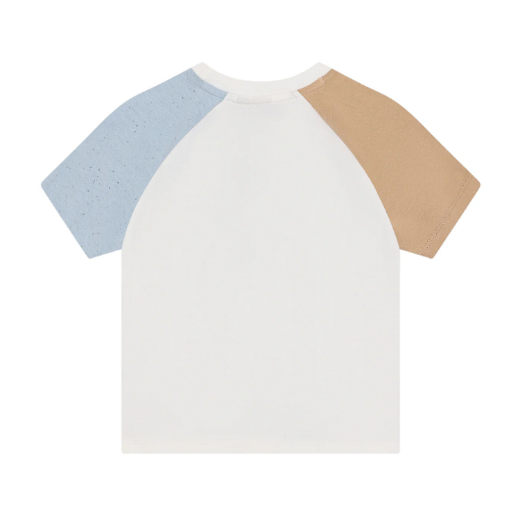 Daily7 Daily7 | T-shirt contrast egret