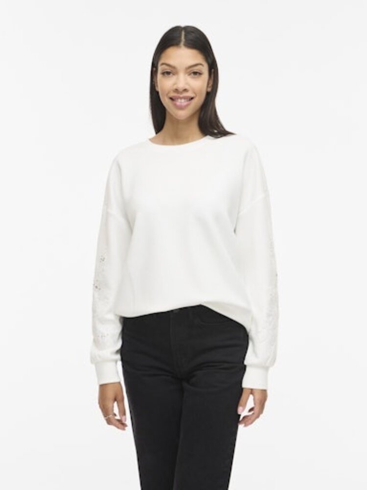 vila Vila | Sweater Siffi wit