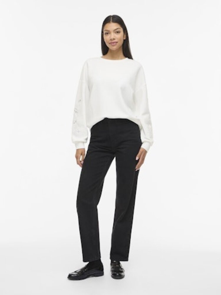 vila Vila | Sweater Siffi wit