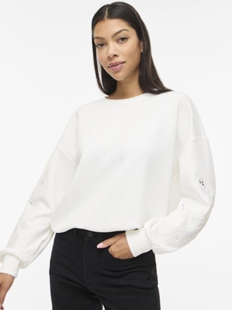 vila Vila | Sweater Siffi wit