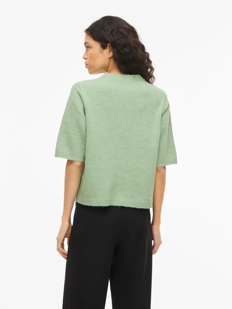 vila Vila | Gebreid vestje Liga smoke green NOOS