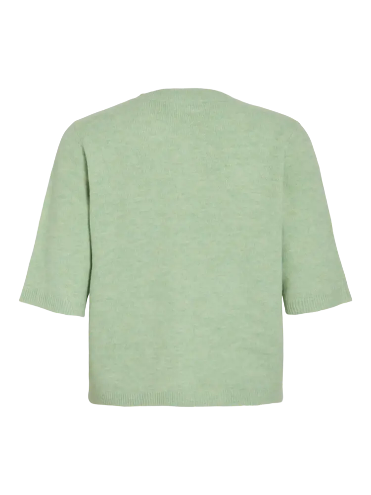 vila Vila | Gebreid vestje Liga smoke green NOOS