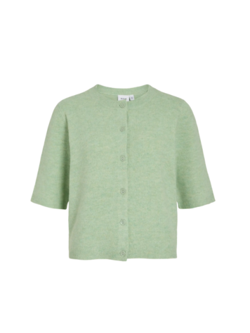 vila Vila | Gebreid vestje Liga smoke green NOOS