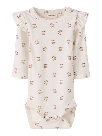 Lil Atelier Lil Atelier | Romper Layo Kep coconut milk cherry