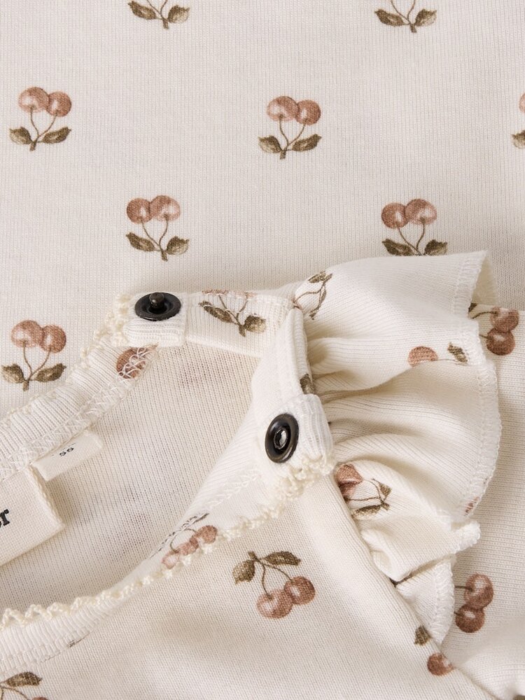 Lil Atelier Lil Atelier | Romper Layo Kep coconut milk cherry