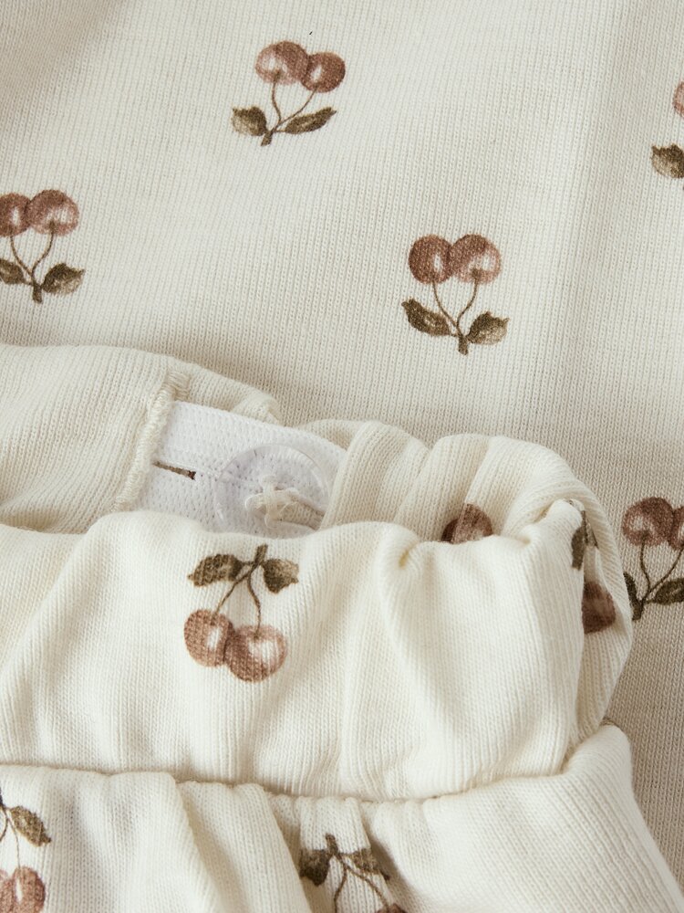 Lil Atelier Lil Atelier | Legging Layo coconut milk cherry