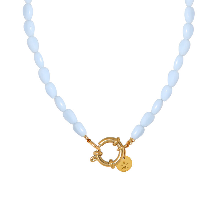 label Kiki Label Kiki | Ketting Shades of blue gold