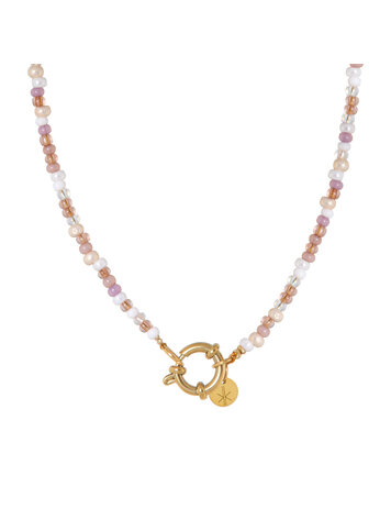label Kiki Label Kiki | Ketting Rosé all day gold