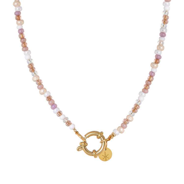 label Kiki Label Kiki | Ketting Rosé all day gold