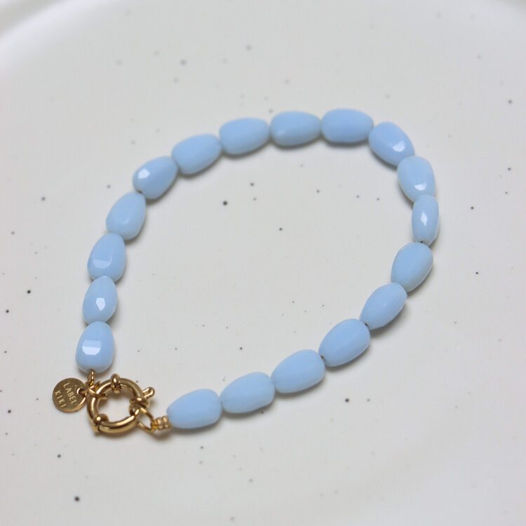 label Kiki Label Kiki | Armband Shades of blue gold