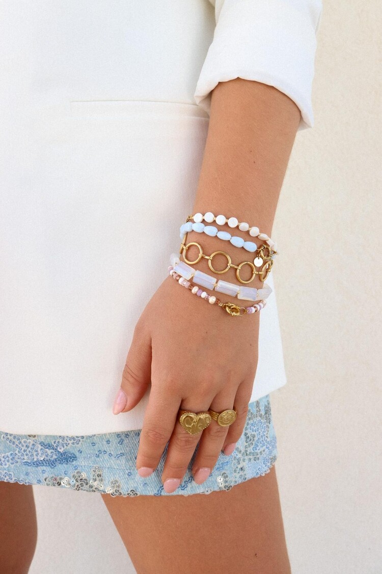 label Kiki Label Kiki | Armband Rosé all day gold