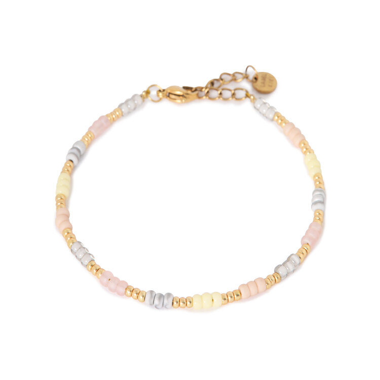 label Kiki Label Kiki | Armband Soft Rainbow gold