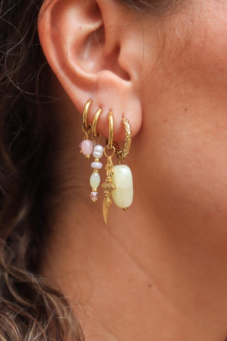 label Kiki Label Kiki | Oorbellen Butter Yellow gold Set2