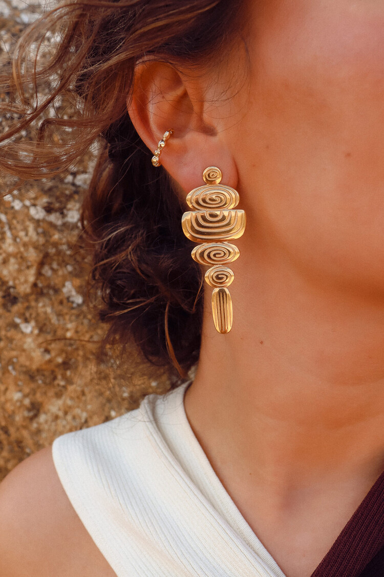 label Kiki Label Kiki | Oorbellen Greek Elegance gold Set2