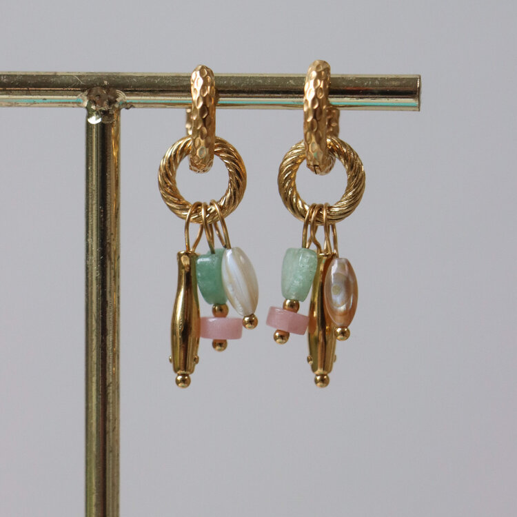 label Kiki Label Kiki | Oorbellen Little Fish gold Set2