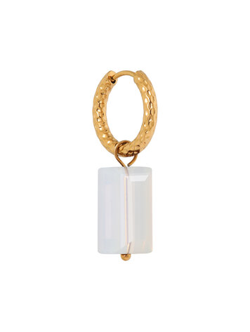 label Kiki Label Kiki | Oorbellen Shiny White gold Set2