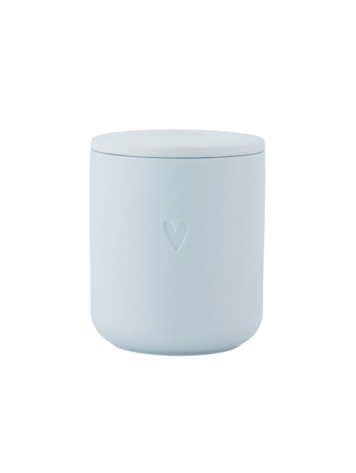 Zusss Zusss | Geurkaars keramiek hartje blauw