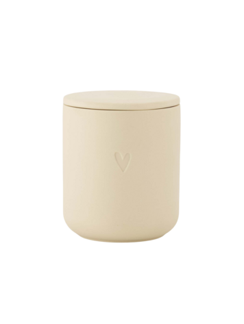 Zusss Zusss | Geurkaars keramiek hartje zand