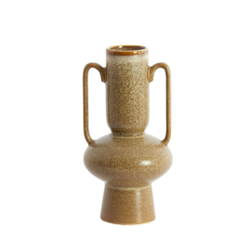 Light & Living Light & Living | Vaas Otaru olijfgroen 17x32cm