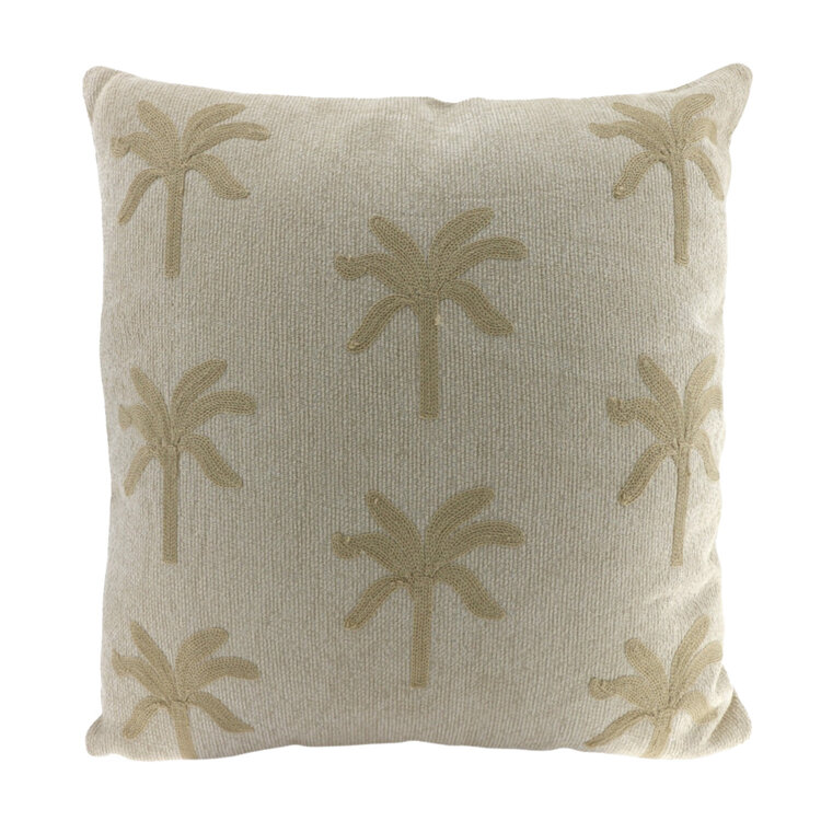 Home society Home Society | Kussen Holiday Palmtrees beige